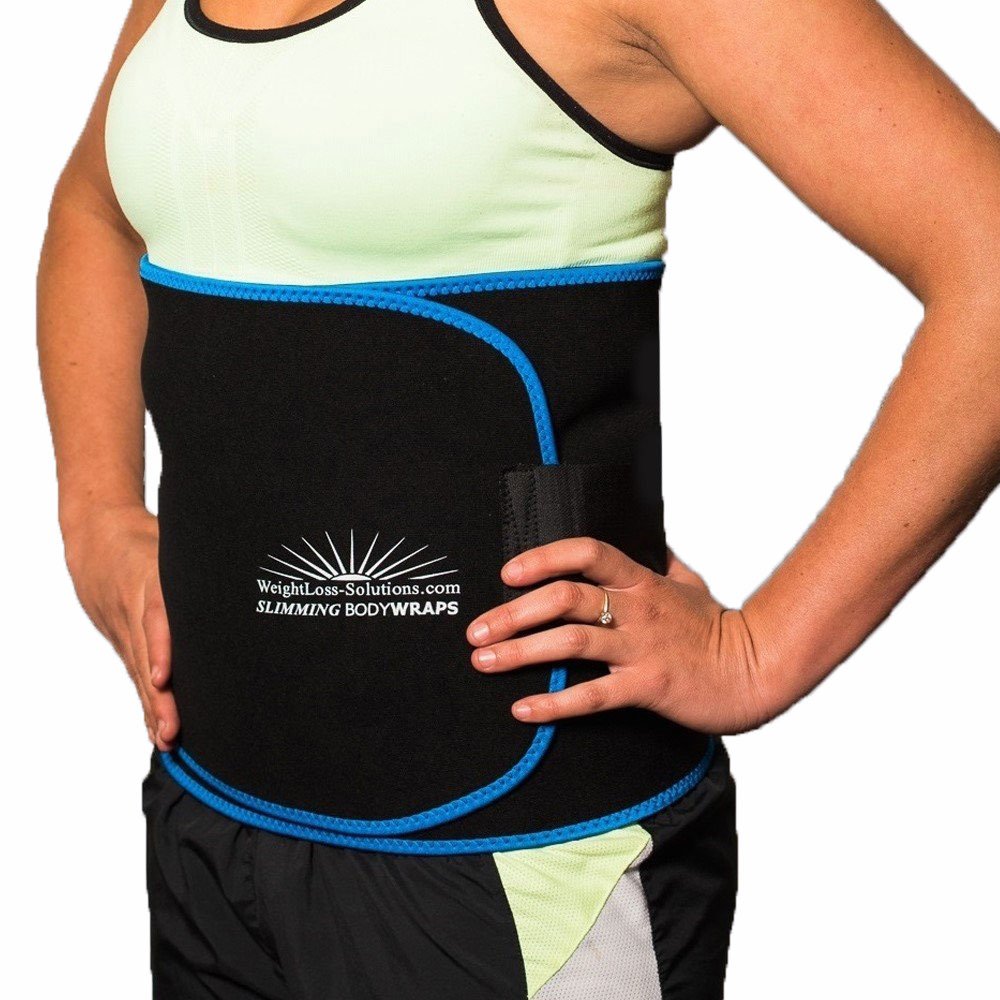 WeightLossSolutions XL Wide Waist Trimmer Sauna Belt to lose Belly Fat