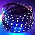 AUDEW 3.3ft WS2812 Non-Waterproof RGB 60 Leds/M 5050 SMD Addressable LED Strip Light