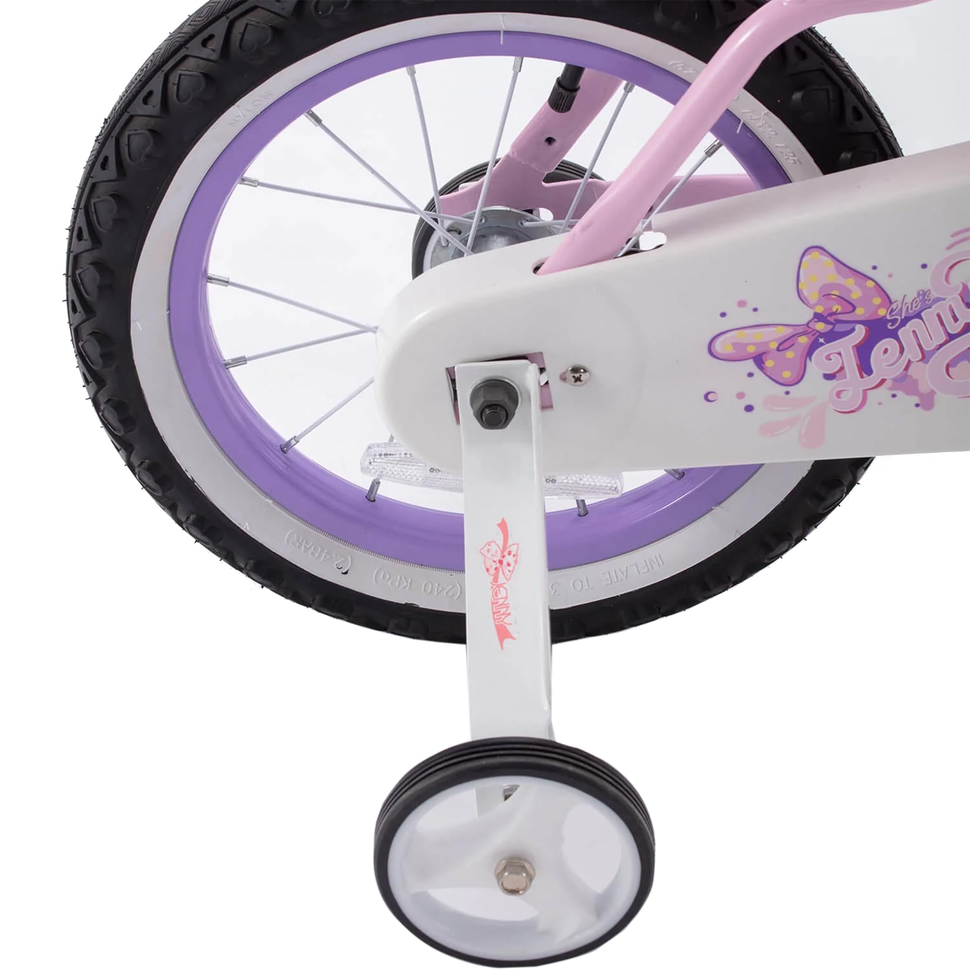 Royalbaby Princess Girls Kids Bike 12 14 16 18 20 Inch Children Bicycle with Basket for Age 3-12 Years