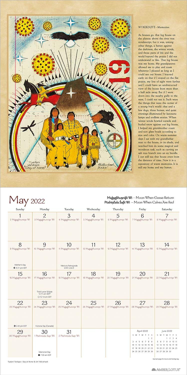 The Lakota Way 2022 Wall Calendar: Native American Wisdom On Ethics And Character: Joseph M. Marshall Iii, Jim Yellowhawk, Amber Lotus Publishing: 9781631367878: Amazon.com: Books