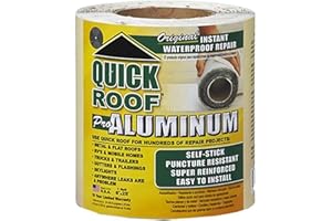 Cofair QR625 Quick Roof Pro Aluminum 6" x 25', Yellow