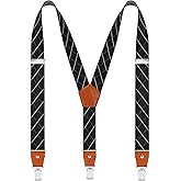EOAYONY Suspenders for Men Adjustable Heavy Duty with Strong Clips