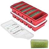1/2 Cup Silicone Freezer Tray With Lid - Silicone