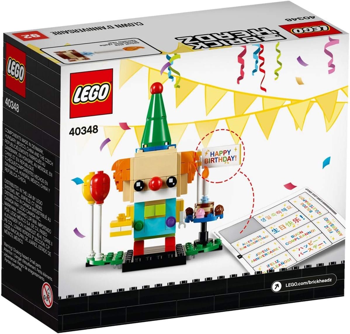 lego brickheadz birthday clown
