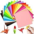 200 Sheets Colored Paper 6 x 6inch - Cezmkio Colored Paper (20 Colors) Assorted 70gsm Handmade Copy Paper Pastel Paper Cardstock for DIY Arts and Crafts Colorful Projects