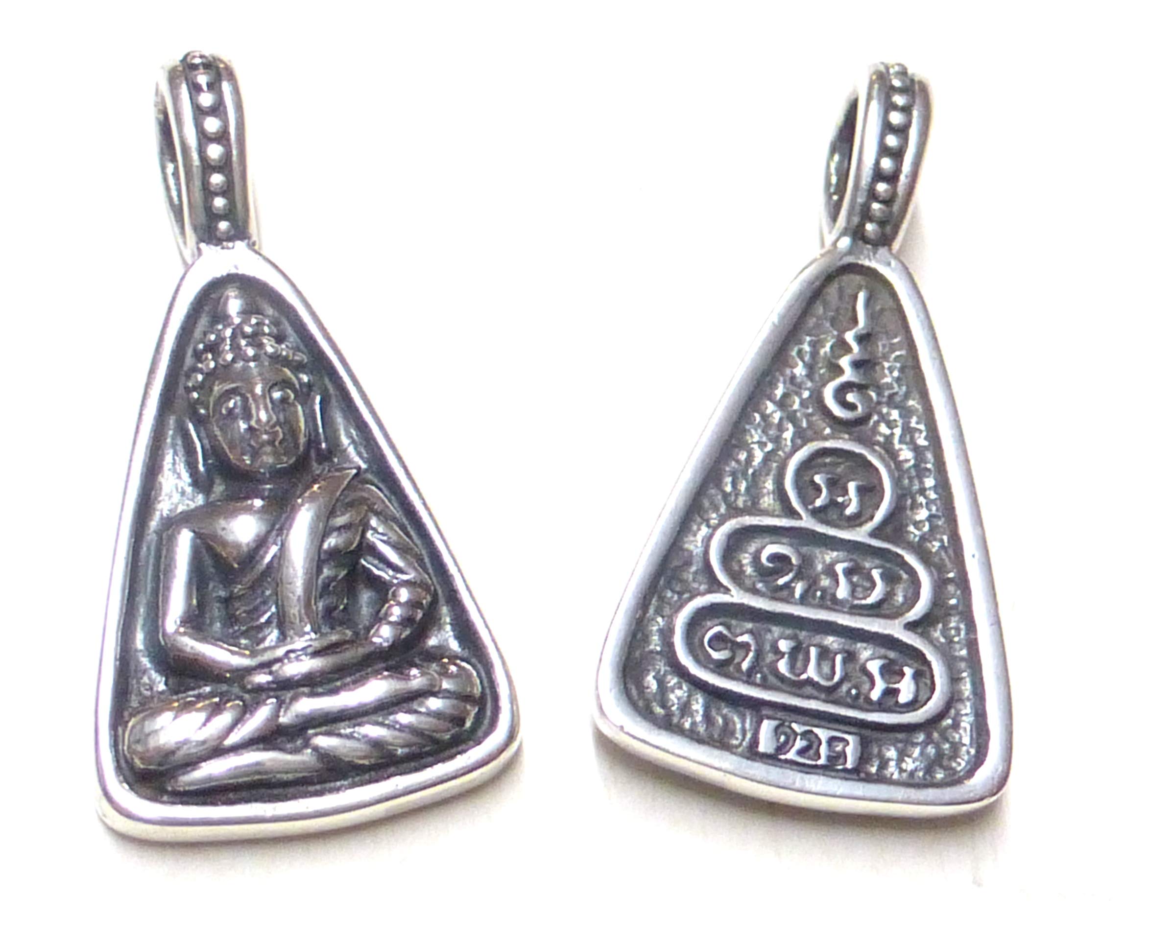 Silberschmuck - BG Sterling Silver Buddha Pendant, 925 Sterling Silver