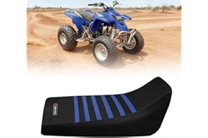 WIKIBB Gripper Soft Cushion Seat Cover For Yamaha Blaster 200 YSF 200 YSF200 1988-2006 (Blue ＆ Black)