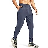 Blouty Men's Joggers Pants with Zipper Pockets Stretch Workout Athletic Sweatpants Gym Golf Joggers for Men Casual Running