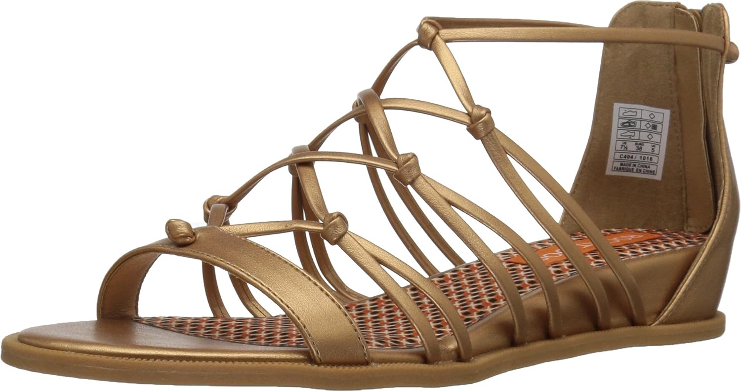 Amazon.com | Rocket Dog Women's Somma Smooth Pu Gladiator Sandal | Flats