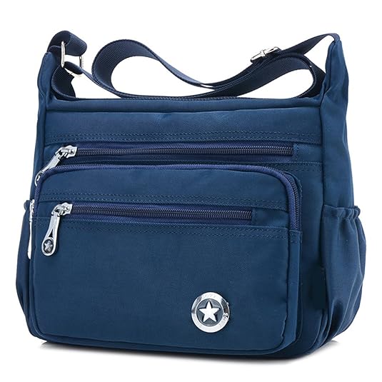 Lässige Umhängetasche für Damen, wasserdicht, aus Nylon, Messenger-Tasche