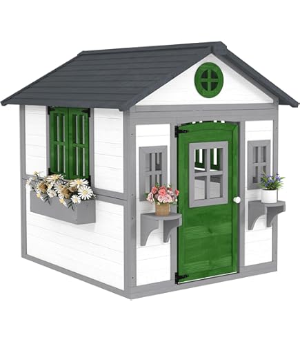 Little Tikes Playhouse Sportspower Wooden Playhouse With Working