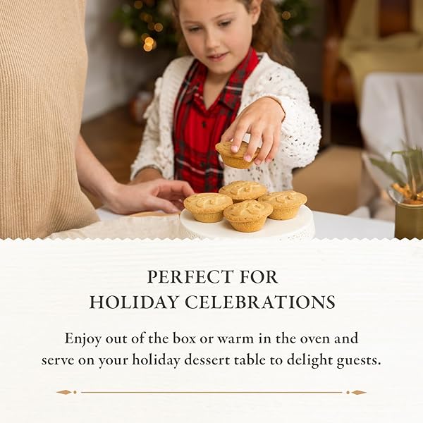 WALKER’S GINGERBREAD MINCE PIES – 4 COUNT (8.6 OZ)- HOLIDAY TREATS AND DESSERTS FROM SCOTLAND