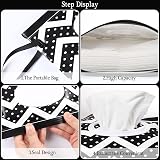SANNIX 2 Pack Baby Wipe Dispenser Reusable Portable Wipe Holder Black White view 3
