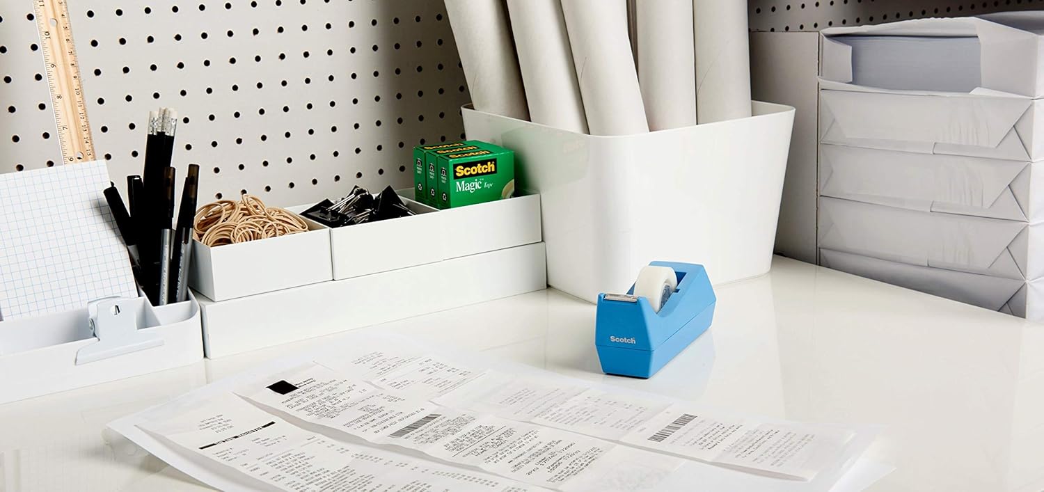 Scotch Magic Tape, 6 Rolls with Dispenser, Numerous Applications, Invisible, Engineered for Repairing, 3/4 x 1000 Inches, Boxed (810K6C38) : Clear Tapes : Office Products