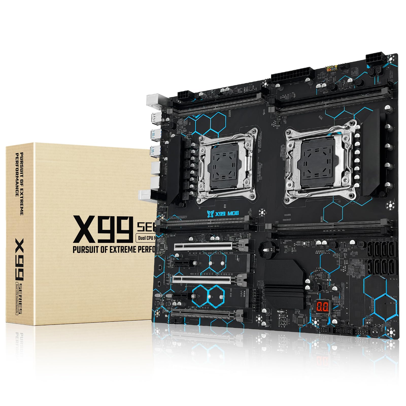 SHANGZHAOYUAN X99 Dual CPU Motherboard Intel LGA