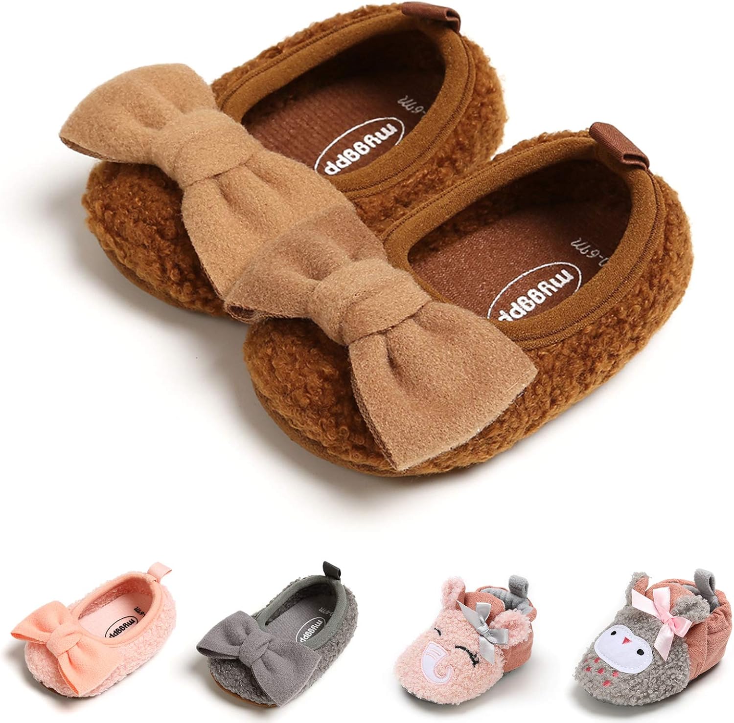 infant fuzzy slippers