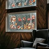 Peacoblue Rub on Transfer Decals Hedgehog Apple Trees 6"x12" 3Pcs view 5
