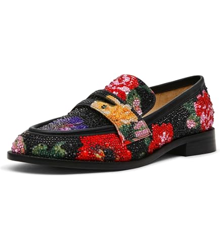 Amazon.com | Betsey Johnson Women's Lydiaa-R Loafer, Black, 6