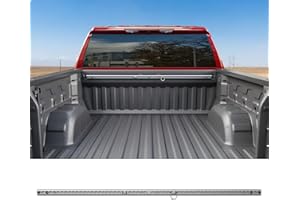 CZmenghe Front Tie Down Rail Compatible with 2019-2025 Chevy Silverado Trail Rail System GMC Sierra 1500 Truck Bed Rail System Replacement for 2019-2025 Chevy Silverado Accessories (Front Trail Rail)