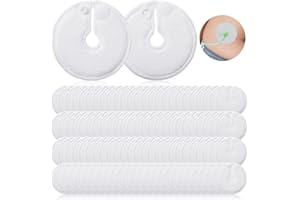 KINGDDER 100 Pieces G Tube Pads G Tube Button Covers Peg Feeding Supplies Feeding Pads Holder Peritoneal Abdominal Soft Absorbent Button Covers Holder for Nursing Care