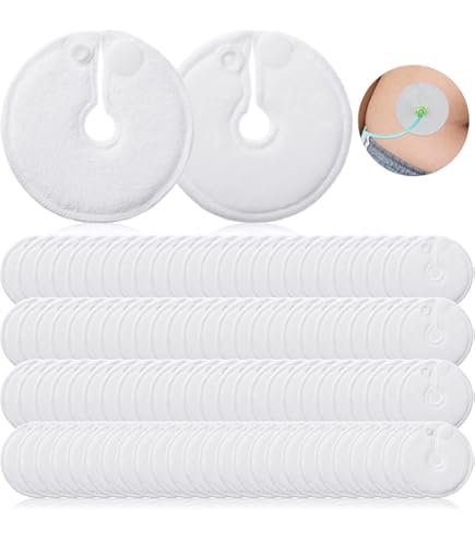 Amazon.com: Sosation 56 Pack G Tube Button Covers Pads Holder