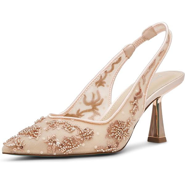 Amazon.com | Steve Madden Women's Carleigh Pump, Silver Glitter, 9