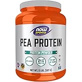 NOW Foods Sports Nutrition, Pea Protein 24 g, Fast Absorbing, Unflavored Powder, 2-Pound