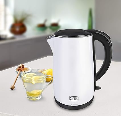 Black+Decker BXKE1703IN 1.7 Liter Electric Kettles (White)