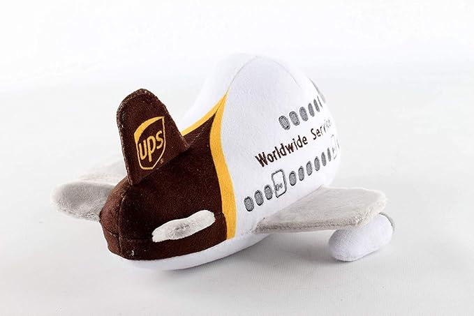 MT031 UPS Plush Aircraft W:Sound Airplane Toy