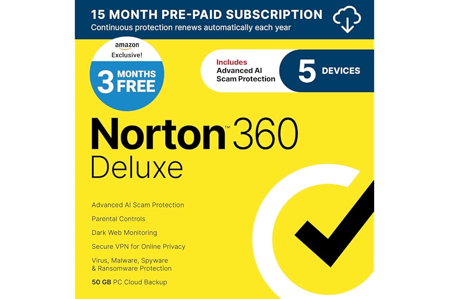 Gift Idea: Norton 360 Deluxe 2027 Antivirus