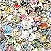 Soleebee HJ011 Mixed Random 18 - 20mm Alloy Rhinestones Snap Buttons Jewelry Charms (Pack of 50)