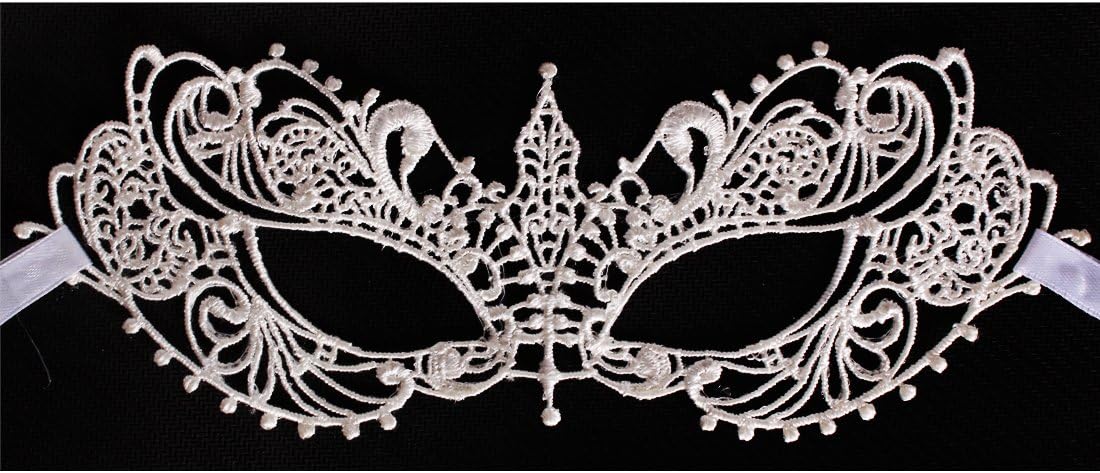 Andux Land Sexy Lace Mask with Straps Halloween Party LSMJ-01