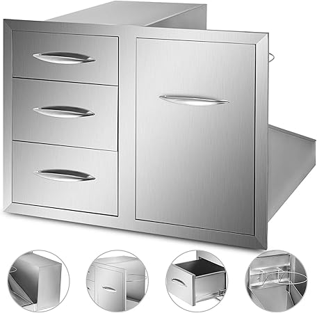 Amazon Com Mophorn Outdoor Kitchen Door Drawer Combo 29 5 Inch