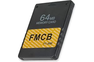 Skywin FMCB Free McBoot Card v1.966 for PS2 - 64 GB Memory Card, Plug and Play, Runs Games in USB Disk or Hard Disk (1-Pack)