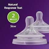Philips Avent Natural Response Bottle Teat 2x Flow 2 0+ BPA Free SCY962/02 view 6