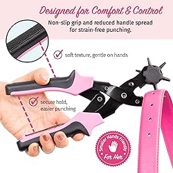 Precision Leather Hole Punch Tool, Multi-Size Hole