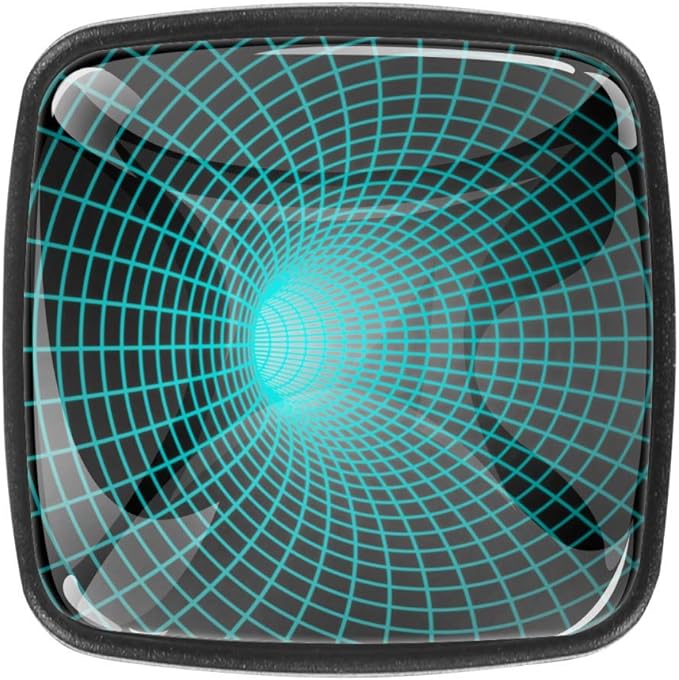 Xingruyun Manijas de Las Puertas Líneas abstractas Azules Perillas de