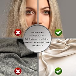 Natural Mulberry Silk Pillowcase for Hair and Skin