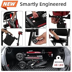Mbxcooter MS20-F Foldable Mobility Scooter for