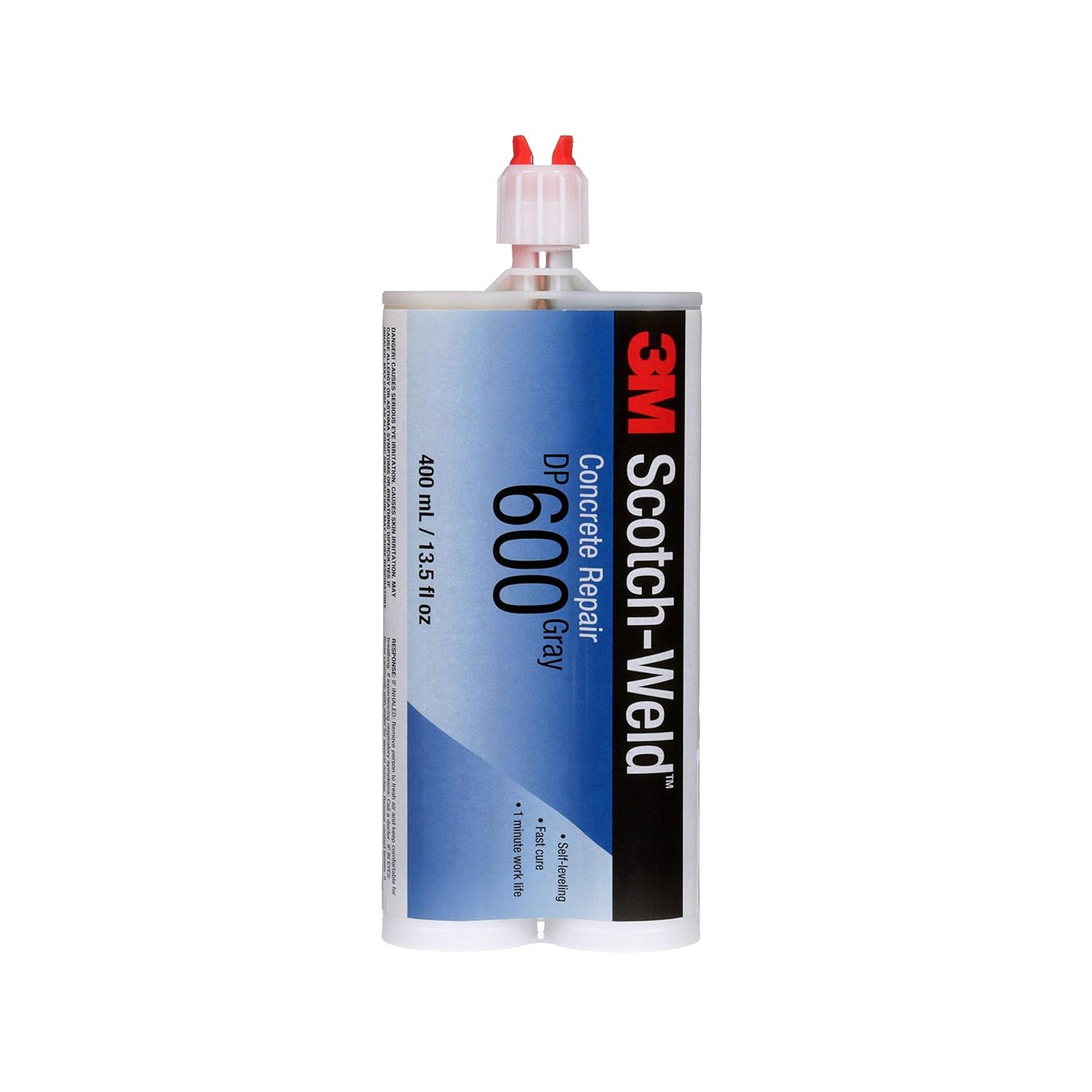 3M Scotch-Weld 98303 Concrete Repair DP600 Gray Self-Leveling, 400 mL, 13.526 fl. oz.