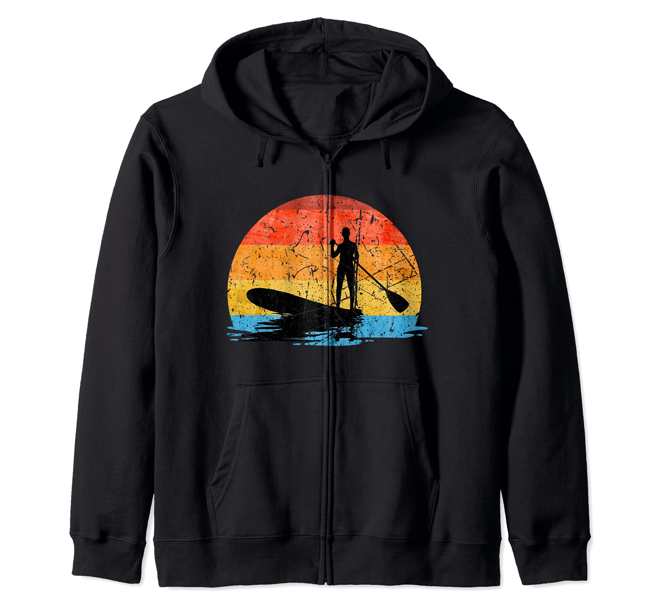 STAND UP PADDLE, PADDLING, SUP, PADDLEBOARDING, SURFER Zip Hoodie