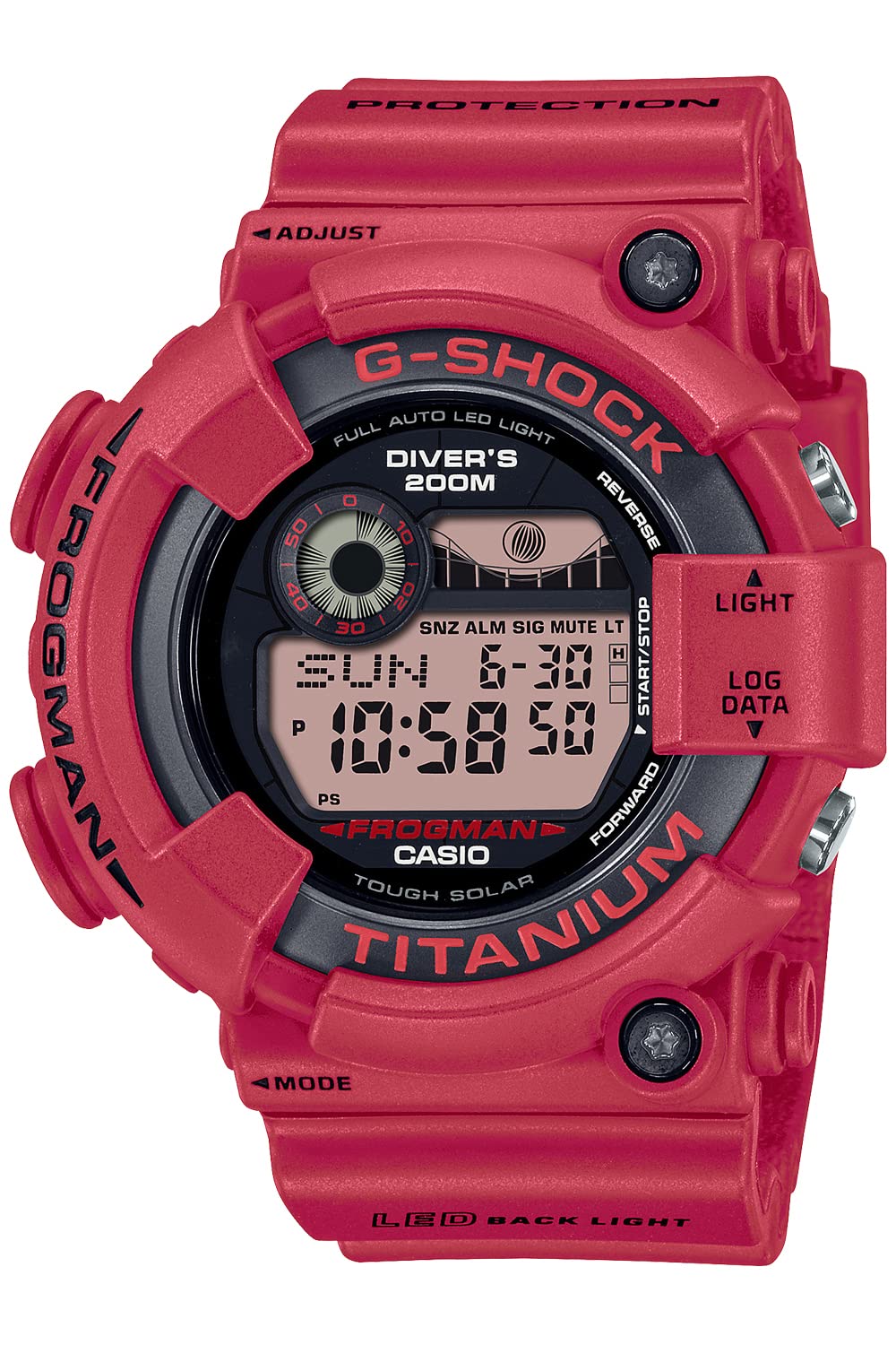 G-SHOCK(ジーショック) Casio GW-8230NT-4JR GW-8230NT-4JR Wristwatch, Domestic Genuine Product, Tough Solar, Radio Solar, Biomass Plastic, Red, red