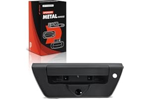 A-Premium - Upgraded Metal Tailgate Handle Compatible with Ford F150 2018 2019 2020 (Manual Type) - Textured Black Handle, w/