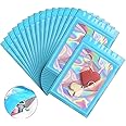 100 Pack Holographic Bags,Smell Proof Packaging Bags, Clear Window Resealable Odor Foil Pouch Mylar Bags for Food Storage and Lipgloss, Jewelry Lash (Blue, 2.4 x 3.9 Inch)