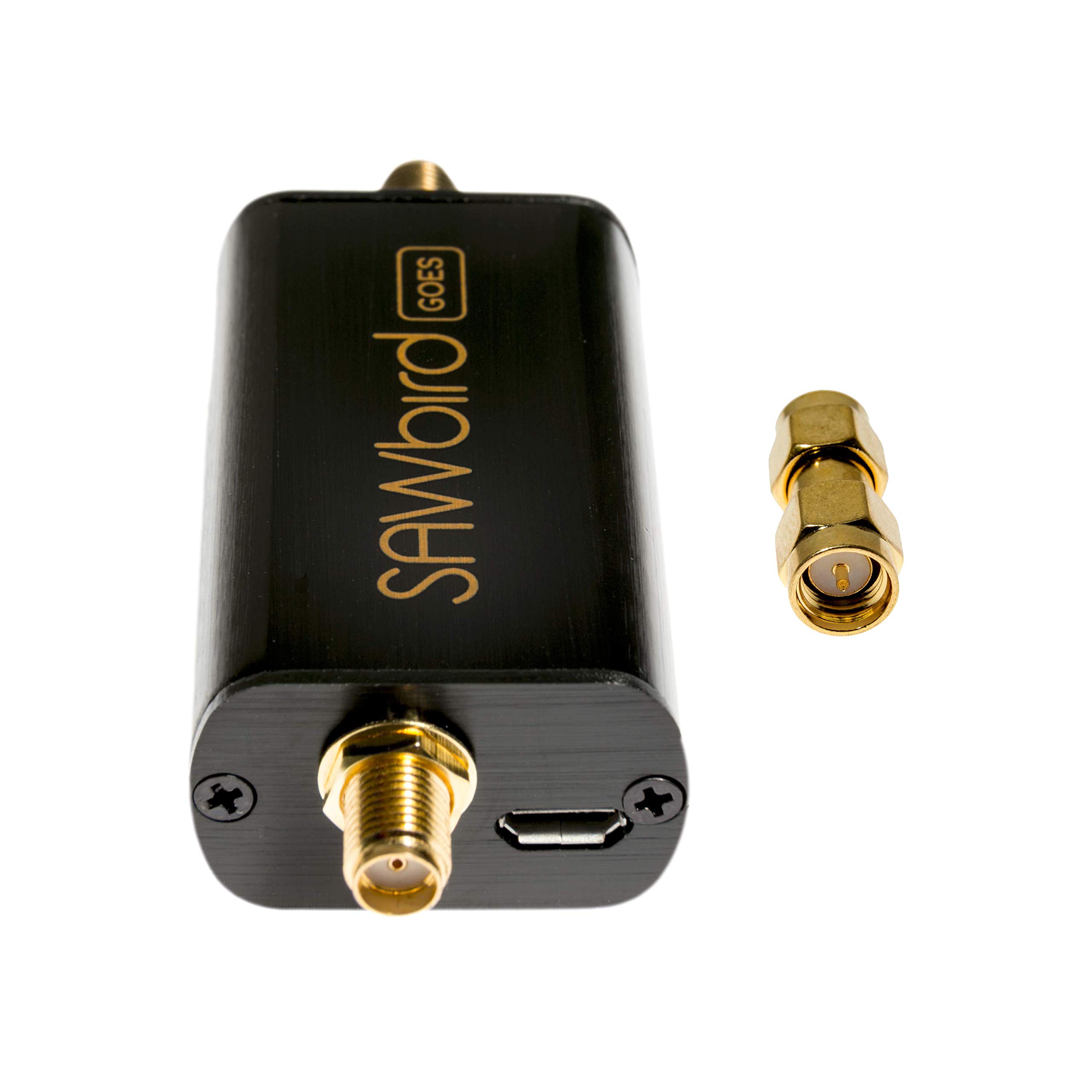 NooElec SAWbird GOES - Premium Dual Ultra-Low Noise Amplifier (LNA) & SAW Filter Module for NOAA (GOES/LRIT/HRIT/HRPT) Applications. 1688MHz Center Frequency