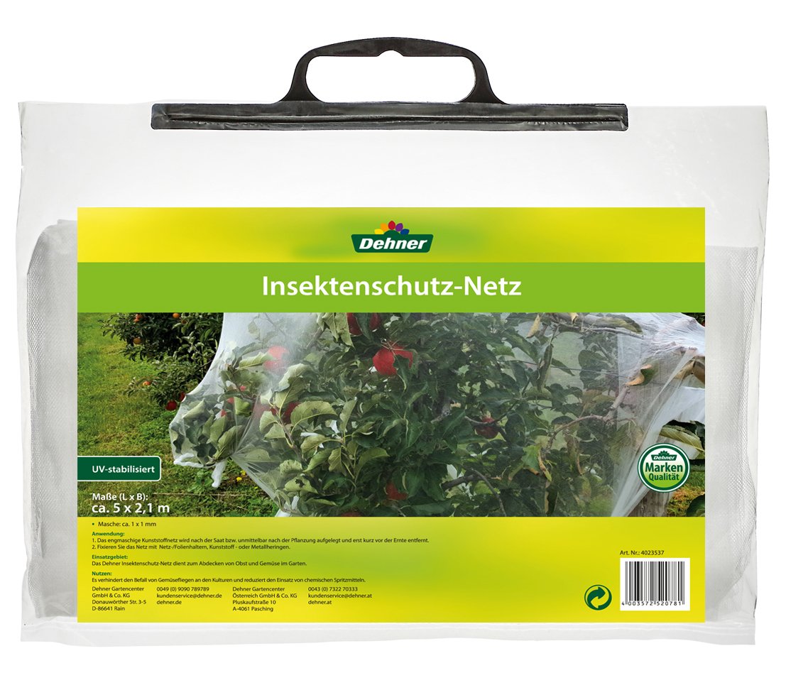 Dehner Insect Protection Net 5 x 2.1 m, Plastic White