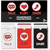 ARTAGIA Romantic Game for Couples - Date Night Ideas Girlfriend, Boyfriend, Newlywed, Wife or Husband. 3 Games in 1: Talk, Fl