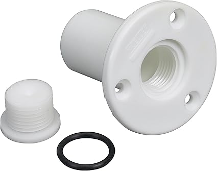 Amazon Com Moeller Boat Transom Drain Tube With Pipe Plug Boating Plumbing Fittings Sports Outdoors