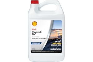 Shell Rotella Extended Life ELC Anti-Freeze + Coolant, Pre-Diluted 50/50 (1 Gallon, Case of 6)