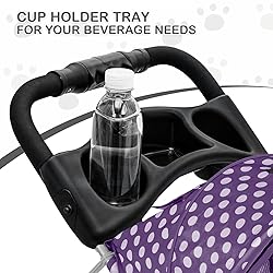 MoNiBloom 3 Wheels Pet Dog Cat Stroller for Small